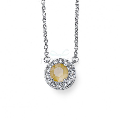 Ženski Oliver Weber Loco Buterrcup Lančić Sa Žutim Swarovski Kristalnim Priveskom