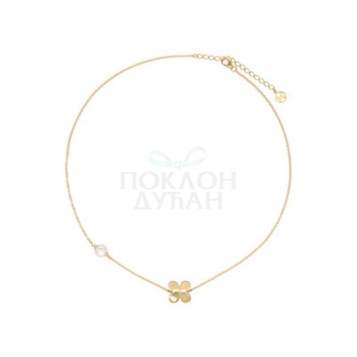 ŽENSKA MAJORICA AYANTI GOLD OGRLICA  7 mm