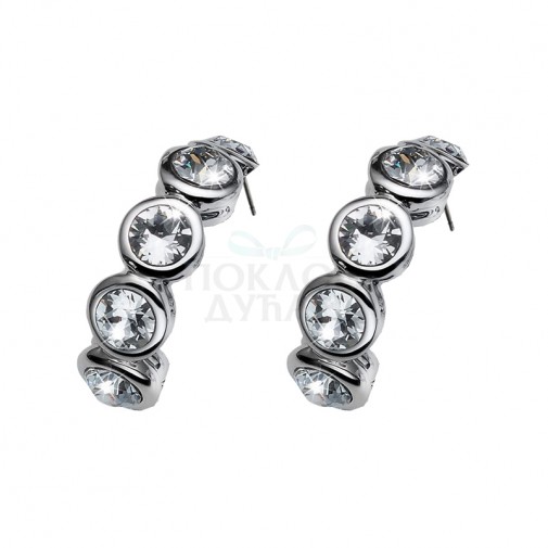 Ženske Oliver Weber Tennis Crystal Mindjuše Sa Swarovski Belim Kristalom