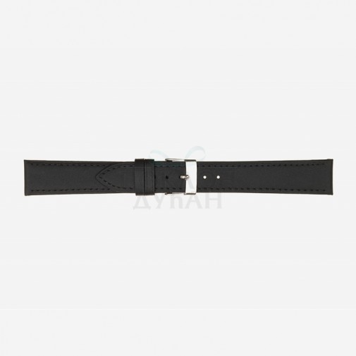 Crni Poletto Drake Extra-Long Kožni Kaiš Za Sat