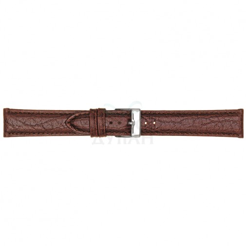 Tamno Braon Poletto Glossy Bull Grained Calf Kožni Kaiš Za Sat