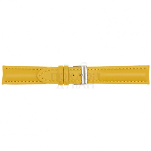 Žuti Poletto Cosmos Waterproof Kožni Kaiš Za Sat