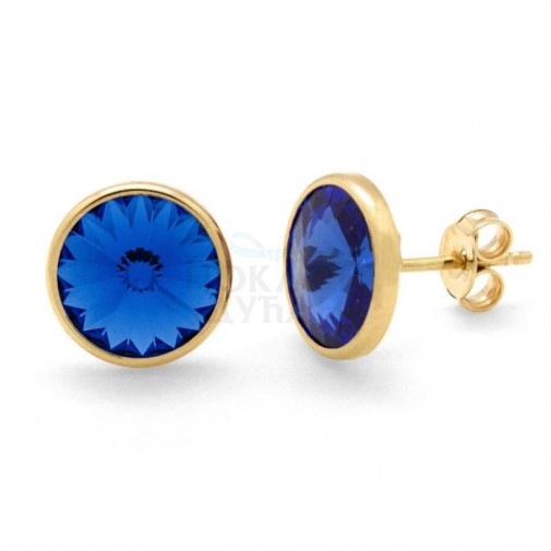 ŽENSKE VICTORIA CRUZ BASIC GOLD MINDJUŠE SA SWAROVSKI KRISTALOM