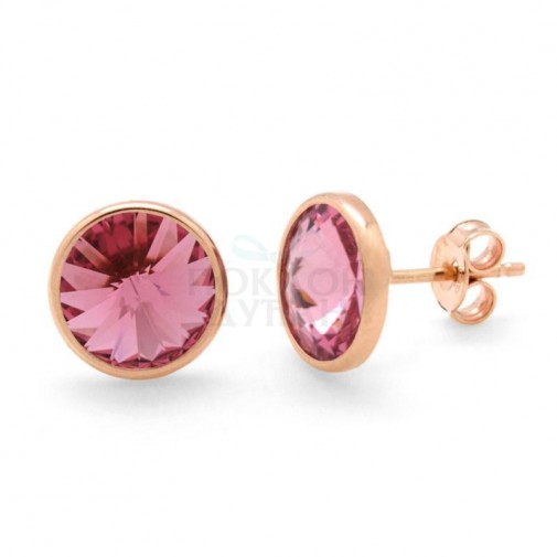 ŽENSKE VICTORIA CRUZ BASIC GOLD MINDJUŠE SA SWAROVSKI KRISTALOM