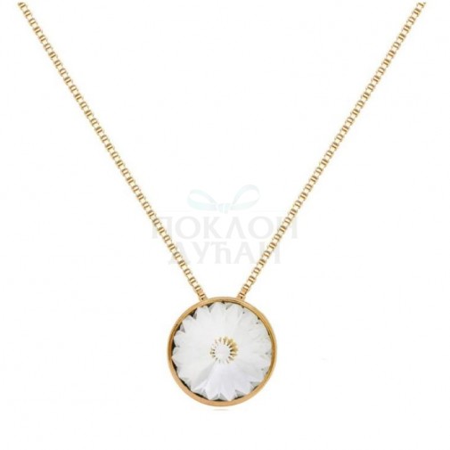 ŽENSKI VICTORIA CRUZ BASIC CRYSTAL GOLD LANČIĆ SA SWAROVSKI KRISTALOM