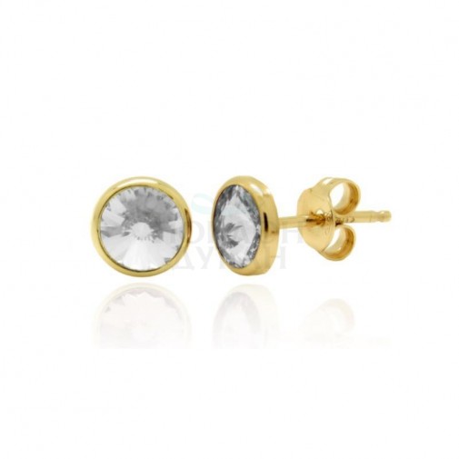 ŽENSKE VICTORIA CRUZ BASIC CRYSTAL GOLD MINDJUŠE SA SWAROVSKI KRISTALOM