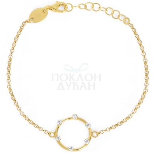 ŽENSKA VICTORIA CRUZ IRIS CRYSTAL NARUKVICA SA SWAROVSKI KRISTALIMA