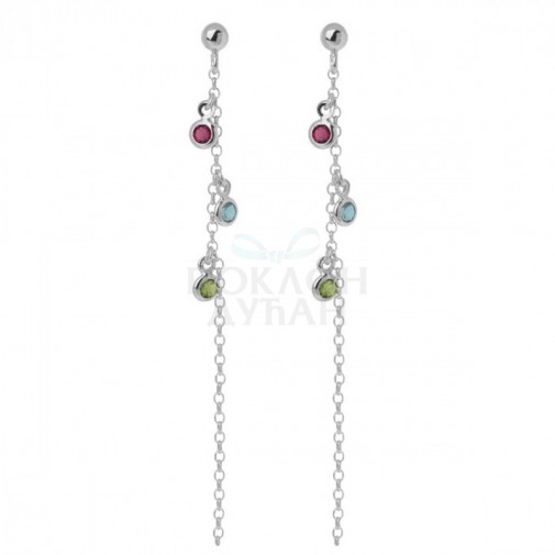 Ženske Victoria Cruz Multicolor Juliette Mindjuše Sa Swarovski Kristalima