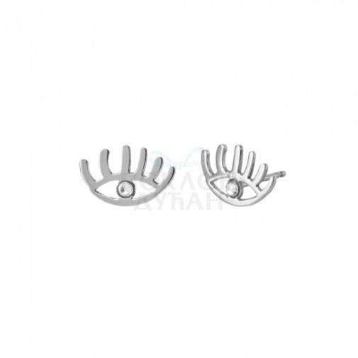 Ženske Victoria Cruz Areca Eye Mindjuše Sa Swarovski Belim Kristalom