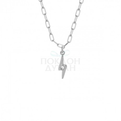 Ženski Victoria Cruz Areca Thunder Lančić Sa Swarovski Belim Kristalom