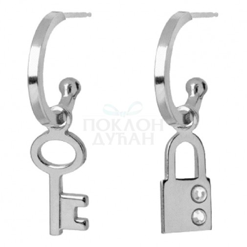 ŽENSKE VICTORIA CRUZ SAN VALENTIN CRYSTAL MINDJUŠE SA SWAROVSKIM BELIM KRISTALIMA