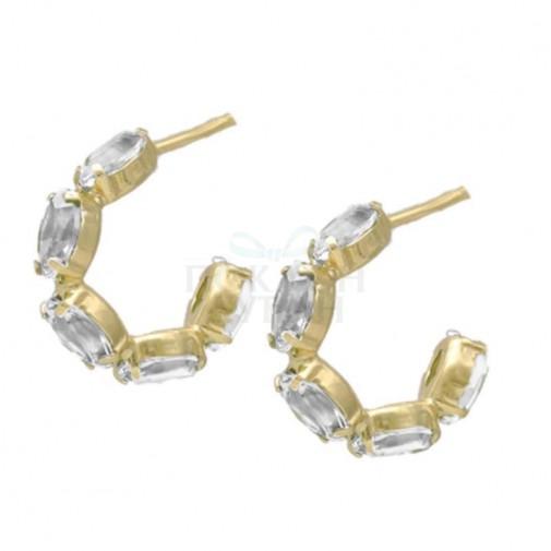 ŽENSKE VICTORIA CRUZ ARISA CRYSTAL GOLD MINDJUŠE SA SWAROVSKI KRISTALIMA