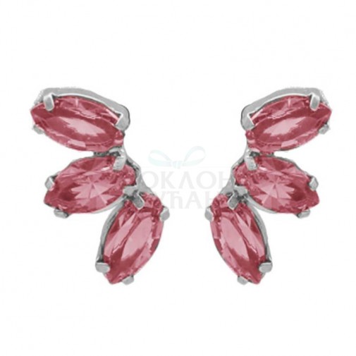 ŽENSKE VICTORIA CRUZ LAS ESTACIONES LIGHT ROSE MINDJUŠE SA SWAROVSKI KRISTALIMA