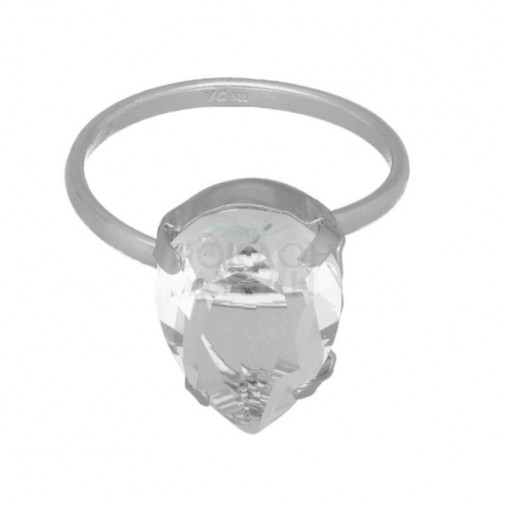 ŽENSKI VICTORIA CRUZ BLOOMING TEAR CRYSTAL PRSTEN SA SWAROVSKI KRISTALOM