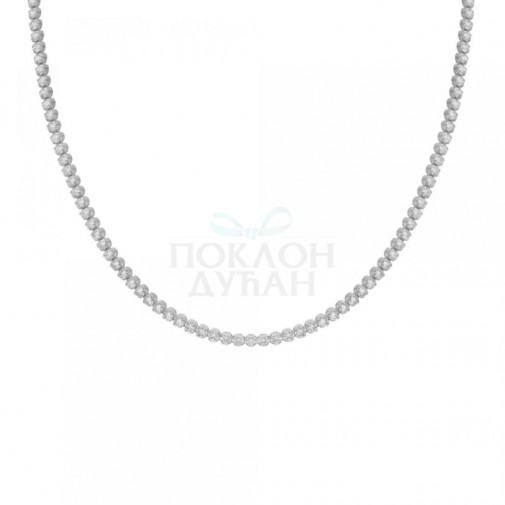 ŽENSKA VICTORIA CRUZ HALO CRYSTAL OGRLICA SA SWAROVSKI KRISTALIMA