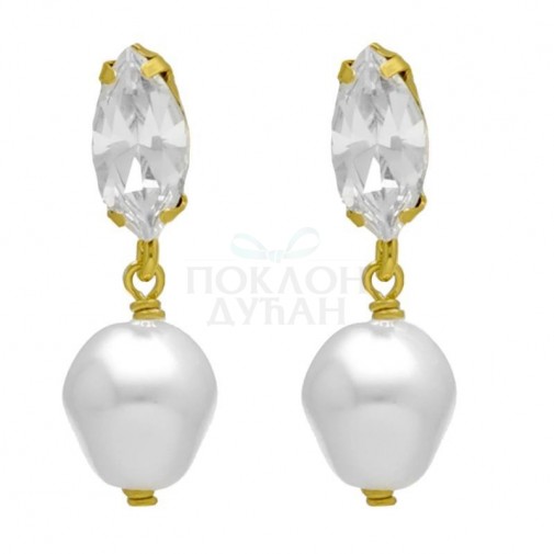 ŽENSKE VICTORIA CRUZ PURPOSE CRYSTAL GOLD MINDJUŠE SA PERLOM