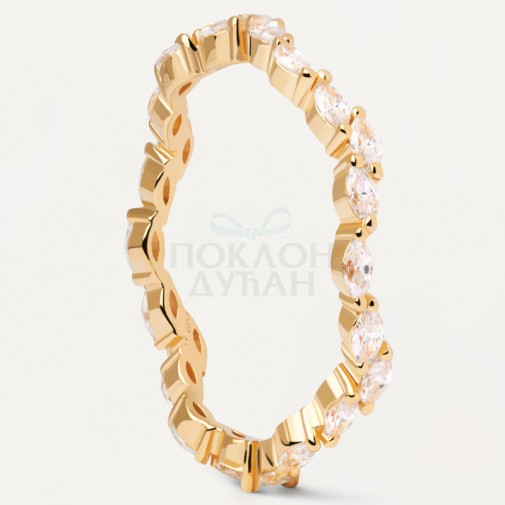 ŽENSKI PD PAOLA LAKE ZLATNI PRSTEN SA POZLATOM 18k