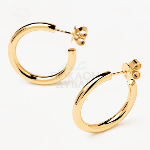 ŽENSKE PD PAOLA ZLATNE NAUŠNICE SA POZLATOM 18k