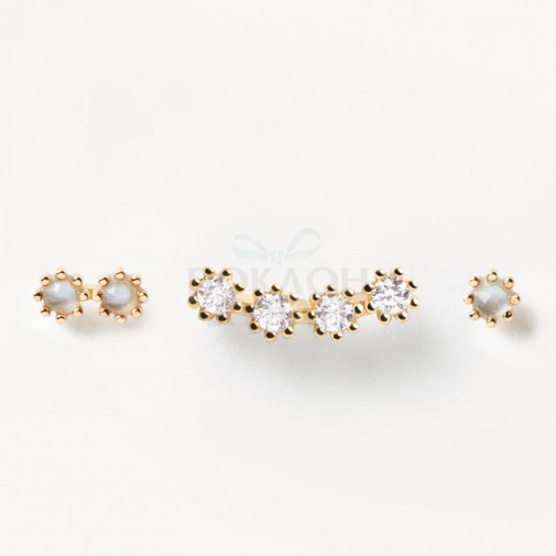 ŽENSKE PD PAOLA OCEAN NAUŠNICE SA POZLATOM 18k