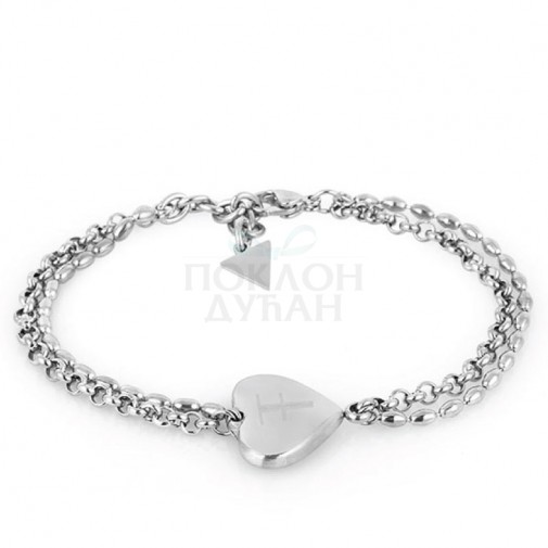 ŽENSKA FREELOOK SREBRNA NARUKVICA OD HIRURŠKOG ČELIKA