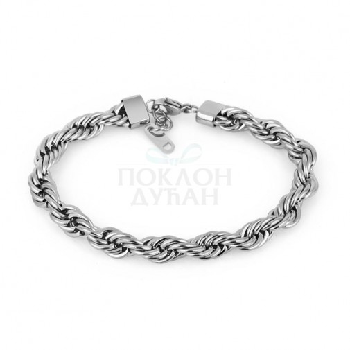 ŽENSKA FREELOOK SREBRNA NARUKVICA OD HIRURŠKOG ČELIKA