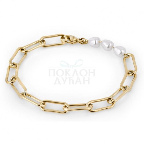 ŽENSKA FREELOOK ZLATNA NARUKVICA OD HIRURŠKOG ČELIKA