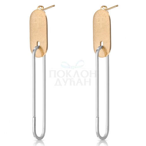 ŽENSKE FREELOOK SREBRNE ZLATNE MINDJUŠE OD HIRURŠKOG ČELIKA