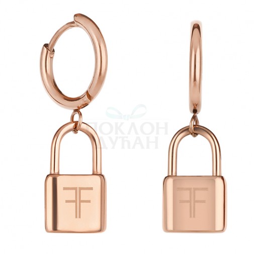 ŽENSKE FREELOOK ROZE ZLATNE MINDJUŠE OD HIRURŠKOG ČELIKA