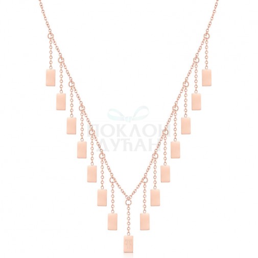 ŽENSKA FREELOOK ROZE ZLATNA OGRLICA OD HIRURŠKOG ČELIKA