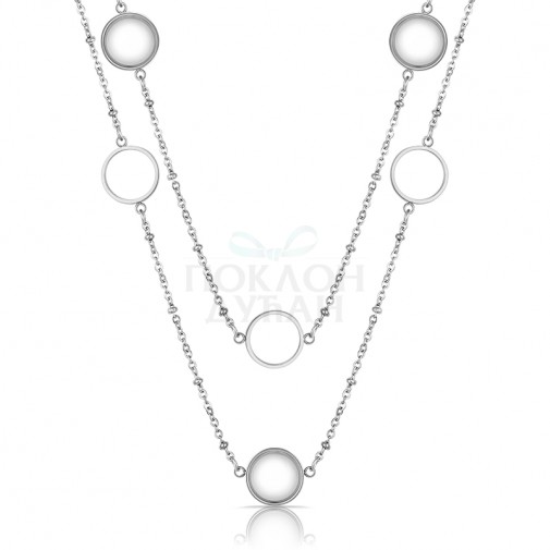 ŽENSKA FREELOOK SREBRNA OGRLICA OD HIRURŠKOG ČELIKA