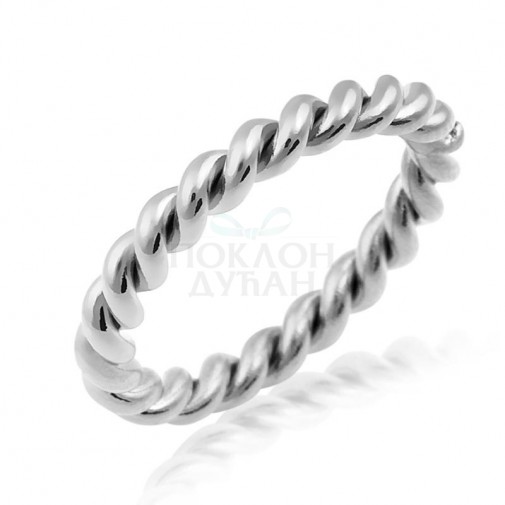 ŽENSKI FREELOOK SREBRNI PRSTEN OD HIRURŠKOG ČELIKA L