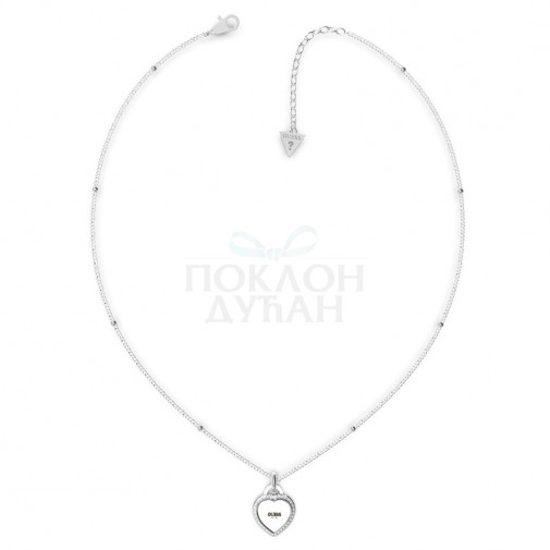 ŽENSKA GUESS FINE HEART OGLICA OD HIRURŠKOG ČELIKA