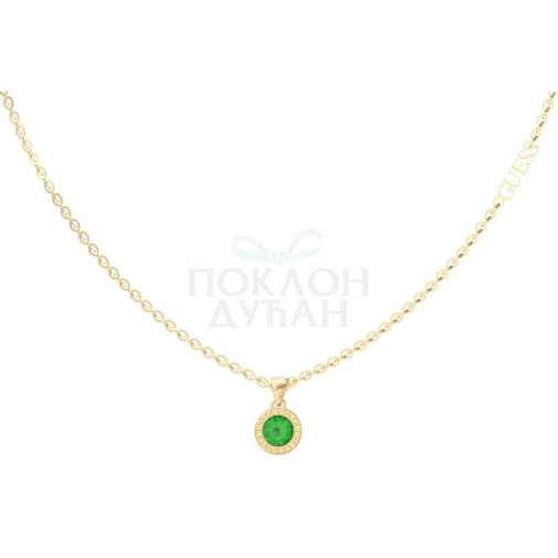 ŽENSKA GUESS COLOR MY DAY ZLATNA OGRLICA OD HIRURŠKOG ČELIKA