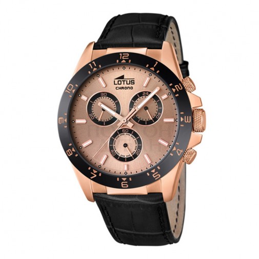 Muški Lotus Minimalist Chrono Roze Zlatni Elegantni ručni sat