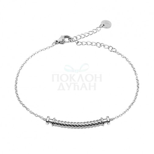 Paul Hewitt Portside Srebrna Narukvica Od Hirurškog Čelika