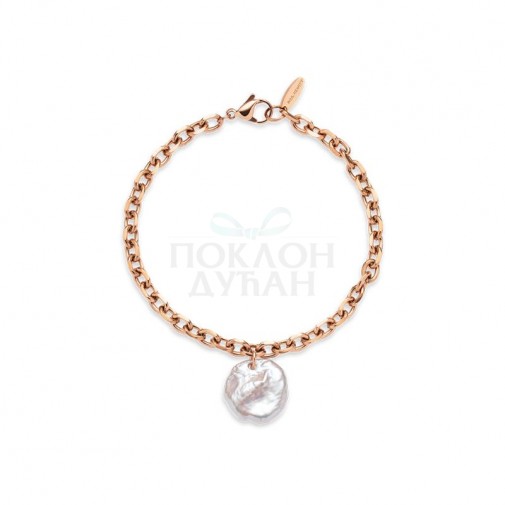 PAUL HEWITT TREASURE BOLD PEARL ROZE ZLATNA NARUKVICA OD HIRURŠKOG ČELIKA