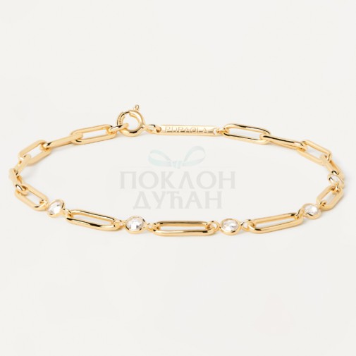 ŽENSKA PD PAOLA MIAMI ZLATNA NARUKVICA SA POZLATOM 18k