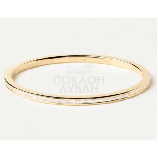 ŽENSKA PD PAOLA VIENA ZLATNA NARUKVICA SA POZLATOM 18K