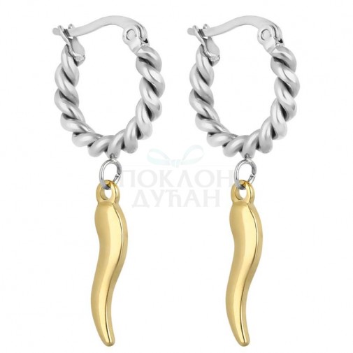 ŽENSKE SANTA BARBARA POLO SREBRNE ZLATNE MINDJUŠE OD HIRURŠKOG ČELIKA