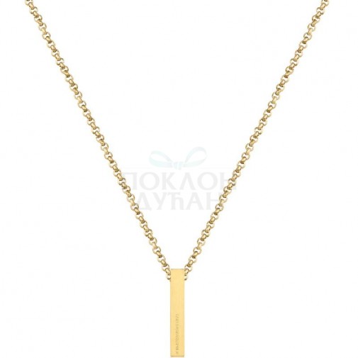 MUŠKA SANTA BARBARA POLO ZLATNA OGRLICA OD HIRURŠKOG ČELIKA