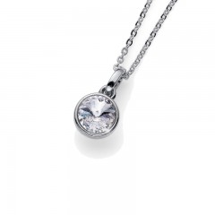Ženski Oliver Weber Young Crystal Lančić Sa Belim Swarovski Kristalnim Priveskom