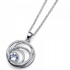 ŽENSKI OLIVER WEBER ORBIT CRYSTAL LANČIĆ SA SWAROVSKI BELIM KRISTALIMA