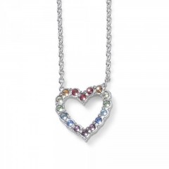 Ženski Oliver Weber Rainbow Tight Multi Lančić Sa Swarovski Kristalnim Priveskom