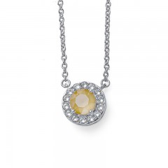 Ženski Oliver Weber Loco Buterrcup Lančić Sa Žutim Swarovski Kristalnim Priveskom