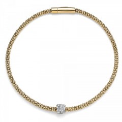 Ženska Oliver Weber Closer Crystal Zlatna Ogrlica Sa Belim Swarovski Kristalnim Priveskom