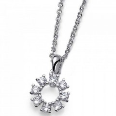 ŽENSKI OLIVER WEBER GLINT CRYSTAL LANČIĆ SA SWAROVSKI BELIM KRISTALIMA