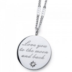 ŽENSKI OLIVER WEBER ENDLESS WHITE ZIRCON STE LANČIĆ SA BELIM SWAROVSKI CIRKONIMA