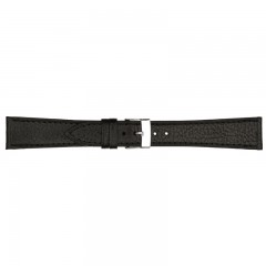 Crni Poletto Llama Grained Calf Kožni Kaiš Za Sat