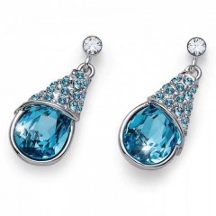 ŽENSKE OLIVER WEBER PACK AQUAMARINE MINDJUŠE SA SWAROVSKI PLAVIM KRISTALOM