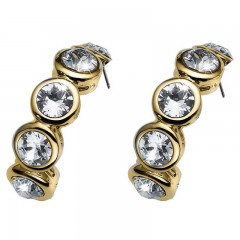 ŽENSKE OLIVER WEBER TENNIS GOLD CRYSTAL MINDJUŠE SA BELIM SWAROVSKI KRISTALIMA